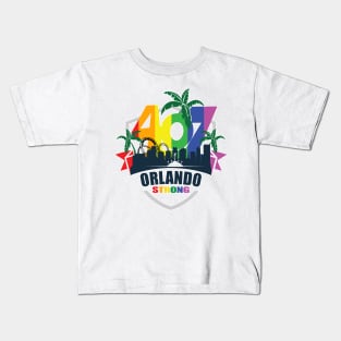 407 Orlando Strong with Pride Kids T-Shirt